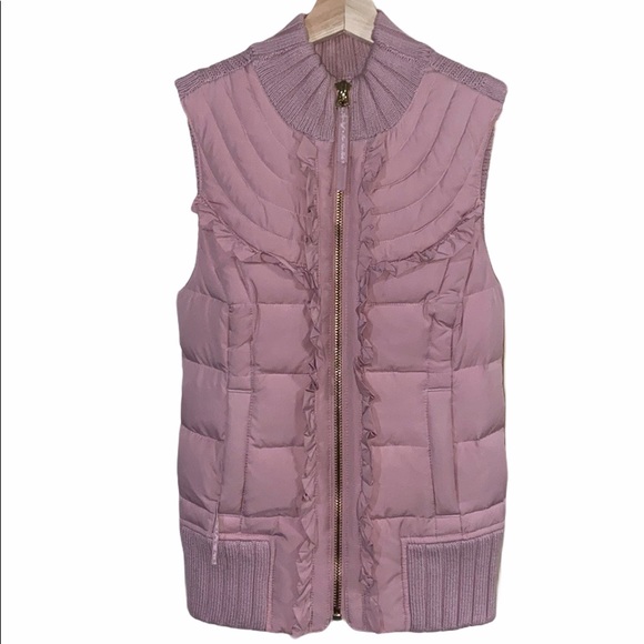 Juicy Couture Knit & Down Ruffled Puffer Vest - Picture 2 of 9